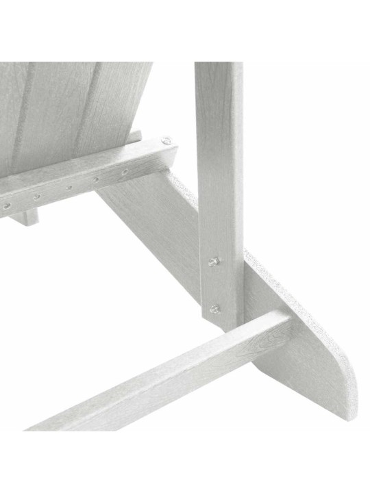 Dārza atpūtas mēbeles 2 pcs balts 74 x 82 x 90cm plastmasa