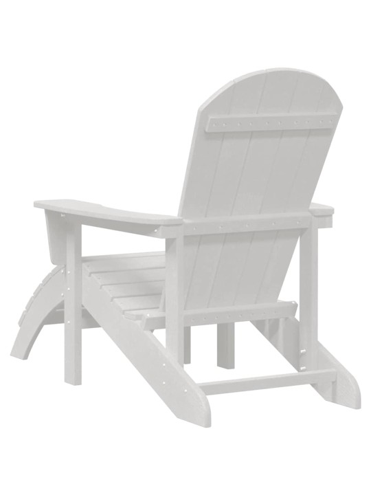 Dārza atpūtas mēbeles 2 pcs balts 74 x 82 x 90cm plastmasa