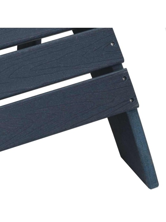 Dārza atpūtas mēbeles 2 pcs tumši zils 74 x 82 x 90cm plastmasa