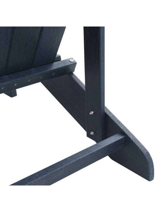 Dārza atpūtas mēbeles 2 pcs tumši zils 74 x 82 x 90cm plastmasa