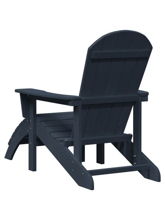 Dārza atpūtas mēbeles 2 pcs tumši zils 74 x 82 x 90cm plastmasa