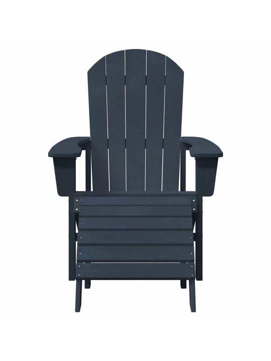Dārza atpūtas mēbeles 2 pcs tumši zils 74 x 82 x 90cm plastmasa