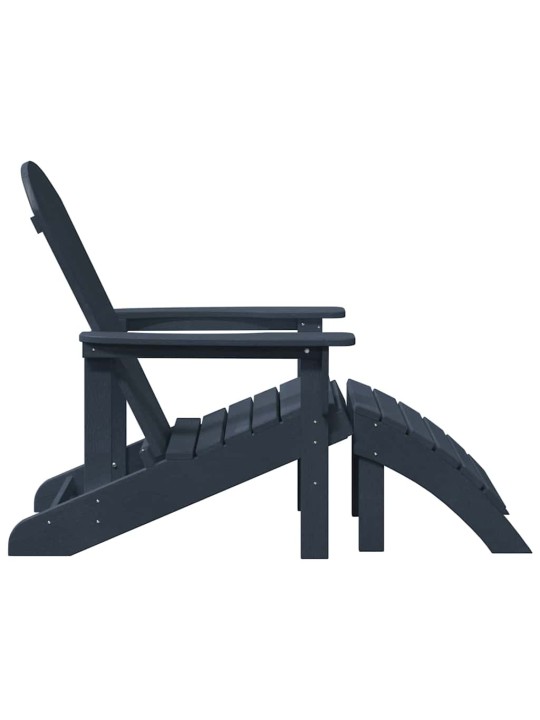 Dārza atpūtas mēbeles 2 pcs tumši zils 74 x 82 x 90cm plastmasa