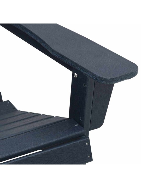 Dārza atpūtas mēbeles 3 pcs tumši zils 38 x 38 x 46cm plastmasa