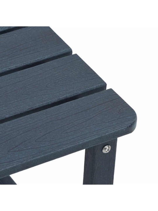 Dārza atpūtas mēbeles 3 pcs tumši zils 38 x 38 x 46cm plastmasa
