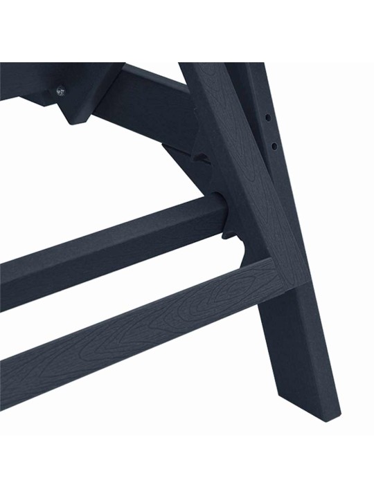 Dārza atpūtas mēbeles 2 pcs tumši zils 53 x 195.5 x 30cm
