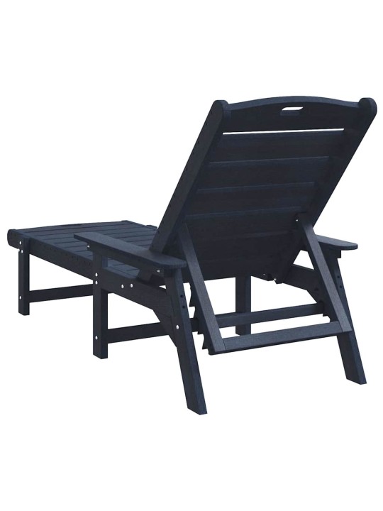 Dārza atpūtas mēbeles 2 pcs tumši zils 53 x 195.5 x 30cm