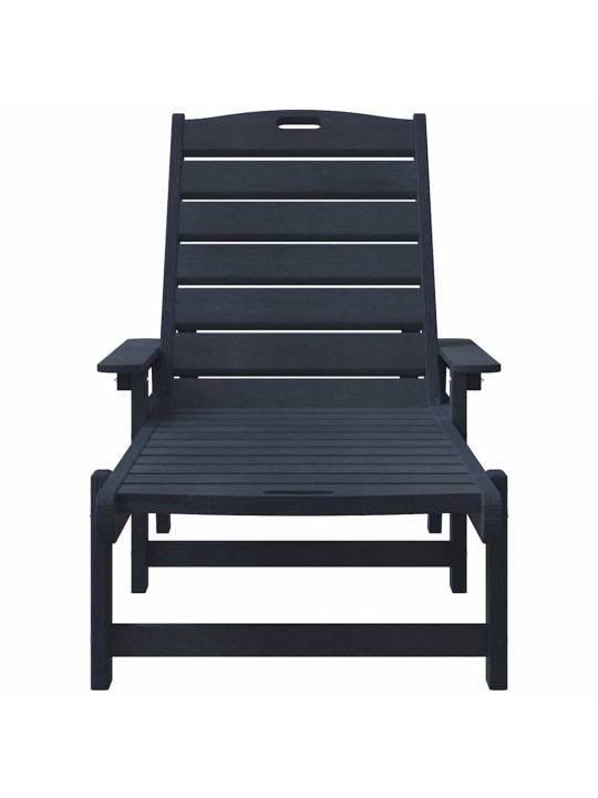 Dārza atpūtas mēbeles 2 pcs tumši zils 53 x 195.5 x 30cm