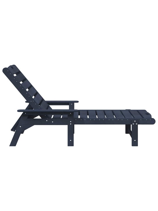 Dārza atpūtas mēbeles 2 pcs tumši zils 53 x 195.5 x 30cm