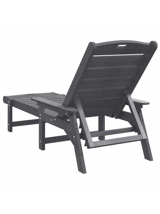 Dārza atpūtas mēbeles 2 pcs gaiši pelēks 53 x 195.5 x 30cm