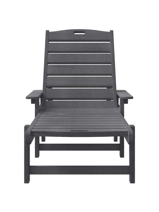 Dārza atpūtas mēbeles 2 pcs gaiši pelēks 53 x 195.5 x 30cm