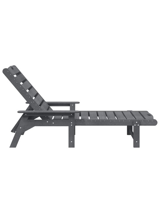 Dārza atpūtas mēbeles 2 pcs gaiši pelēks 53 x 195.5 x 30cm