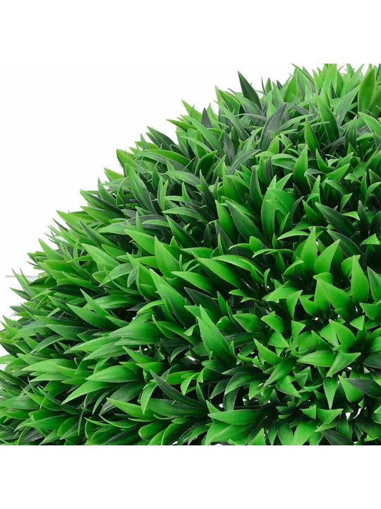 Mākslīgās buksuss bumbas ar led gaismām 2 gab. zaļa 55 cm