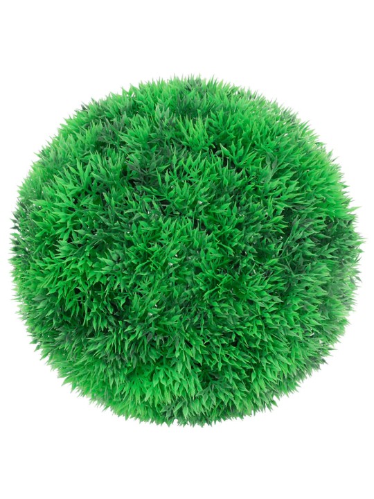 Mākslīgās buksuss bumbas ar led gaismām 2 gab. zaļa 22 cm