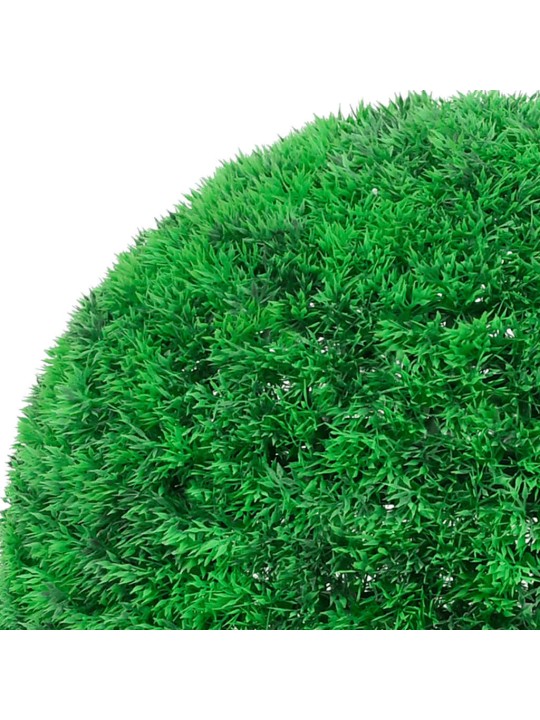 Mākslīgās buksuss bumbas ar led gaismām 2 gab. zaļa 35 cm