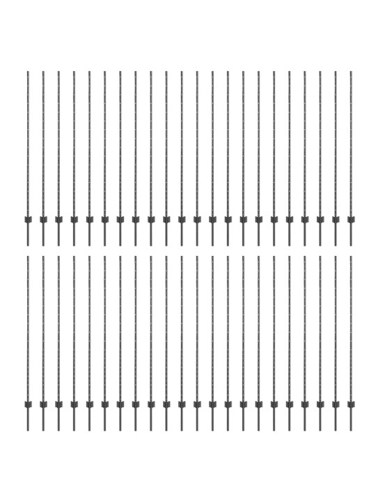 Sudraba žogu stabi 44 pcs pelēka