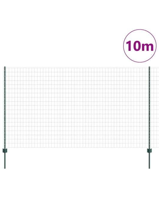 Žogs ar stabiem. zaļa 1.4 x 10 m tērauds