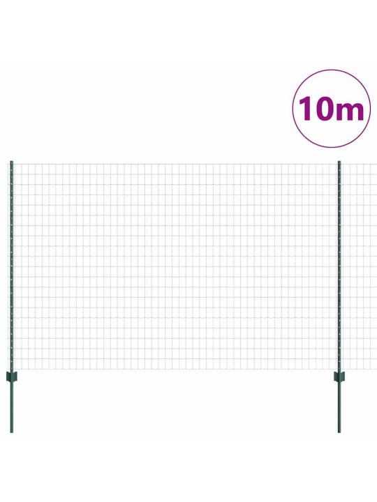 Žogs ar stabiem. zaļa 1.6 x 10 m tērauds