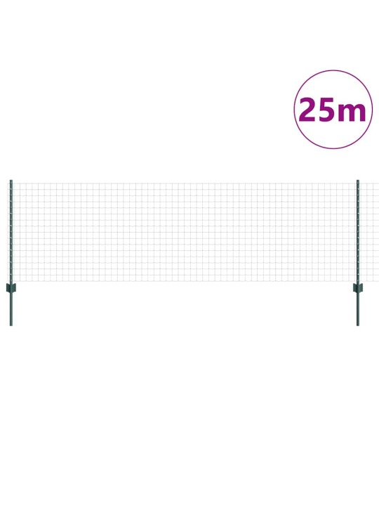 Žogs ar stabiem. zaļa 0.8 x 25 m tērauds
