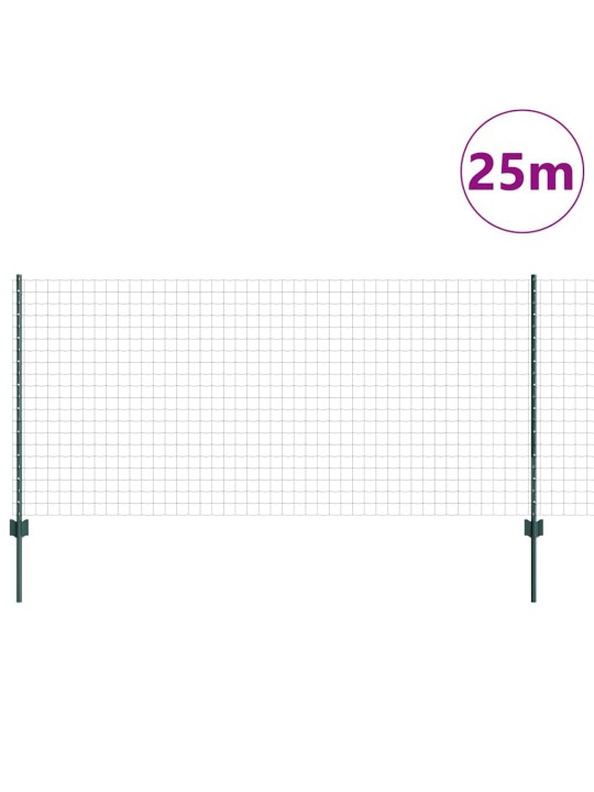 Žogs ar stabiem. zaļa 1 x 25 m tērauds