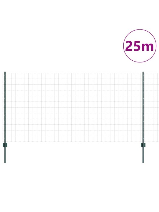 Žogs ar stabiem. zaļa 1.2 x 25 m tērauds