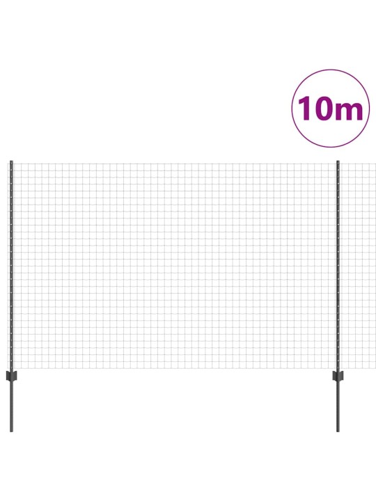 Žogs ar stabiem. pelēka 1.5 x 10 m tērauds