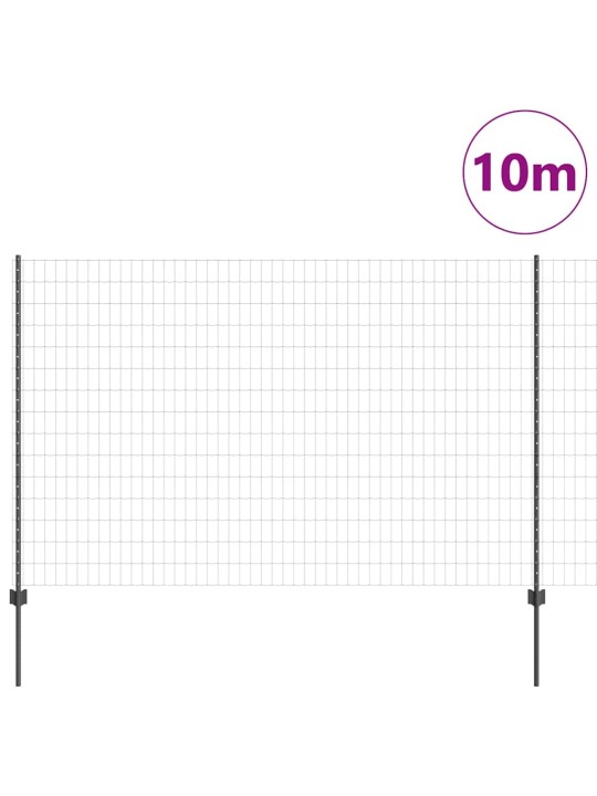 Žogs ar stabiem. pelēka 1.6 x 10 m tērauds