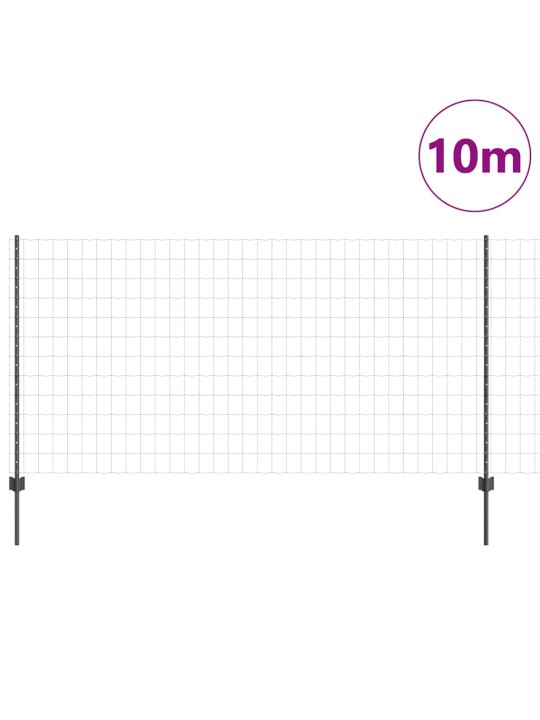 Žogs ar stabiem. pelēka 1.2 x 10 m tērauds