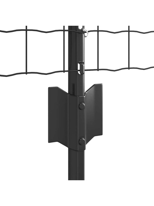 Žogs ar stabiem. pelēka 0.4 x 10 m tērauds