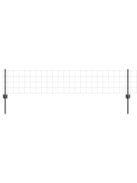 Žogs ar stabiem. pelēka 0.4 x 10 m tērauds