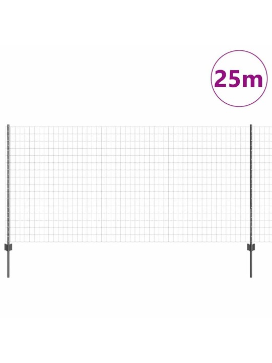 Žogs ar stabiem. pelēka 1.2 x 25 m tērauds