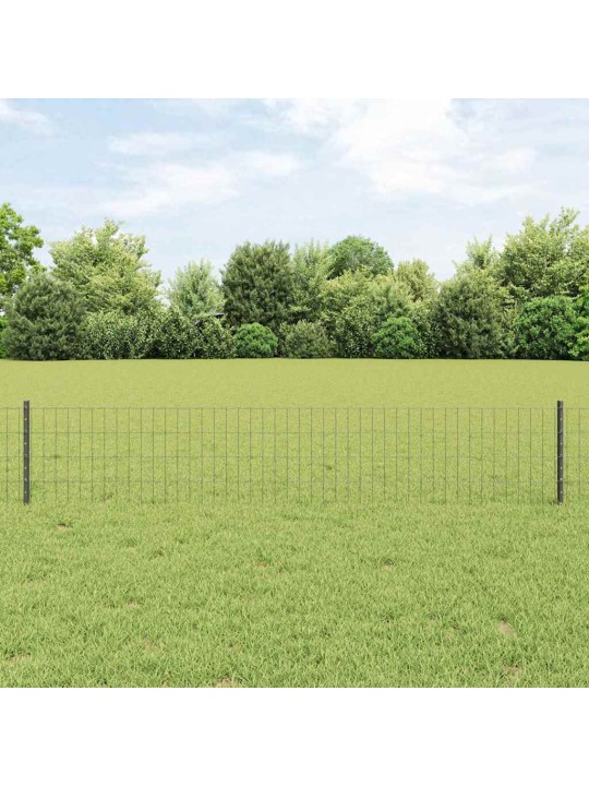 Žogs ar stabiem. pelēka 0.4 x 50 m tērauds