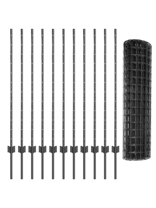 Žogs ar stabiem. pelēka 1.2 x 25 m tērauds