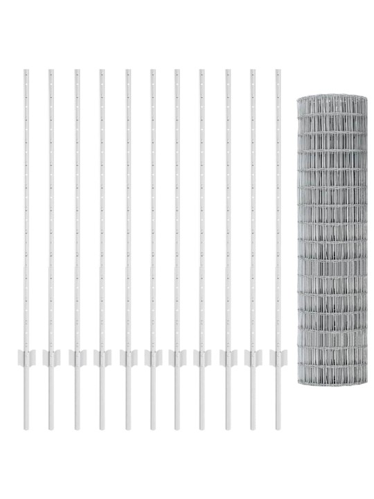 Žogs ar stabiem. sudraba 1.2 x 25 m tērauds
