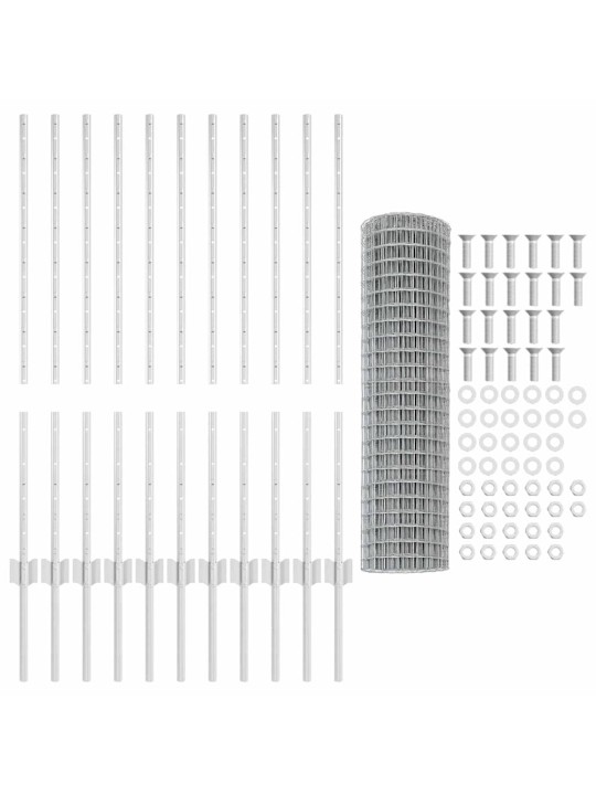Žogs ar stabiem. sudraba 1 x 25 m tērauds