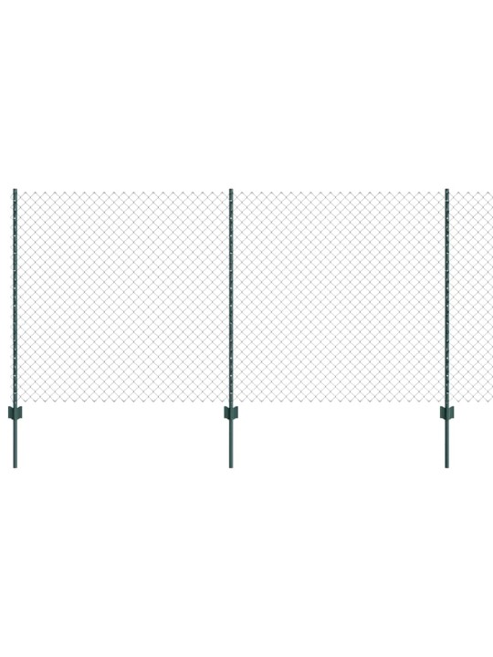 Žogs ar stabiem. zaļa 1.2 x 10 m tērauds