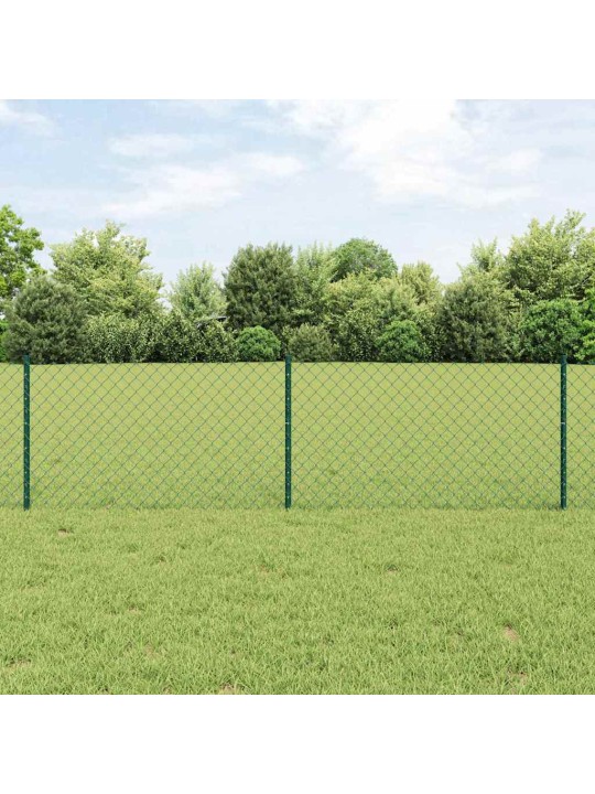 Žogs ar stabiem. zaļa 0.6 x 25 m tērauds