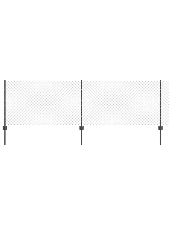 Žogs ar stabiem. pelēka 0.8 x 10 m tērauds
