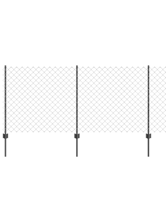 Žogs ar stabiem. pelēka 1 x 25 m tērauds