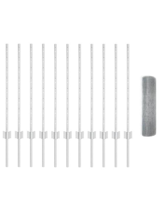 Žogs ar stabiem. sudraba 0.8 x 25 m tērauds