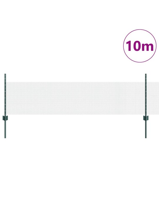 Žogs ar stabiem. zaļa 0.5 x 10 m tērauds