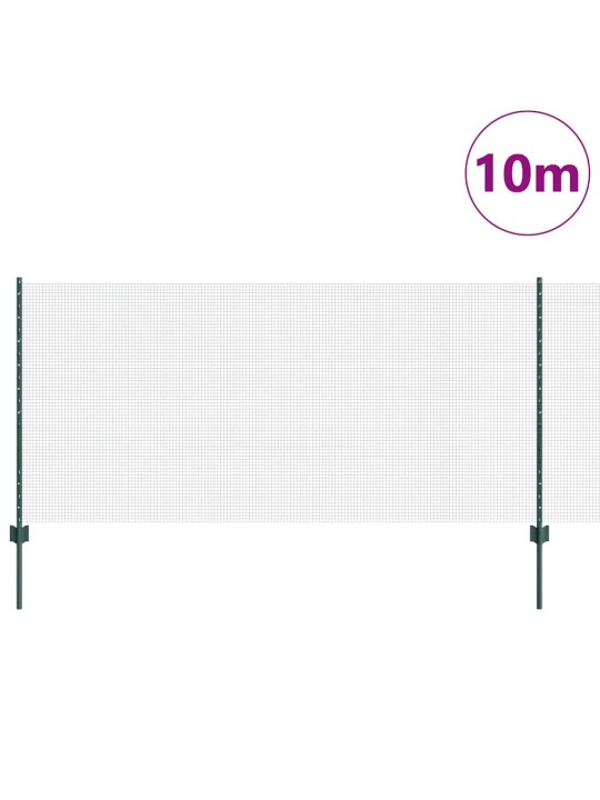 Žogs ar stabiem. zaļa 1 x 10 m tērauds