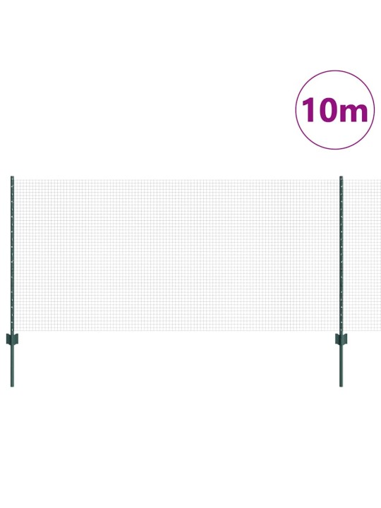 Žogs ar stabiem. zaļa 1 x 10 m tērauds
