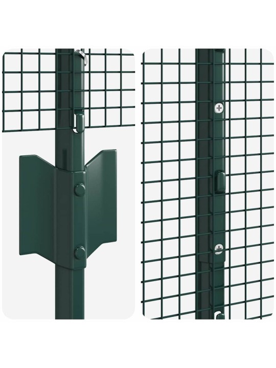 Žogs ar stabiem. zaļa 1.2 x 25 m tērauds