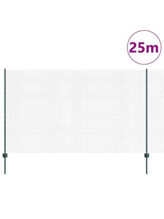 Žogs ar stabiem. zaļa 1.4 x 25 m tērauds