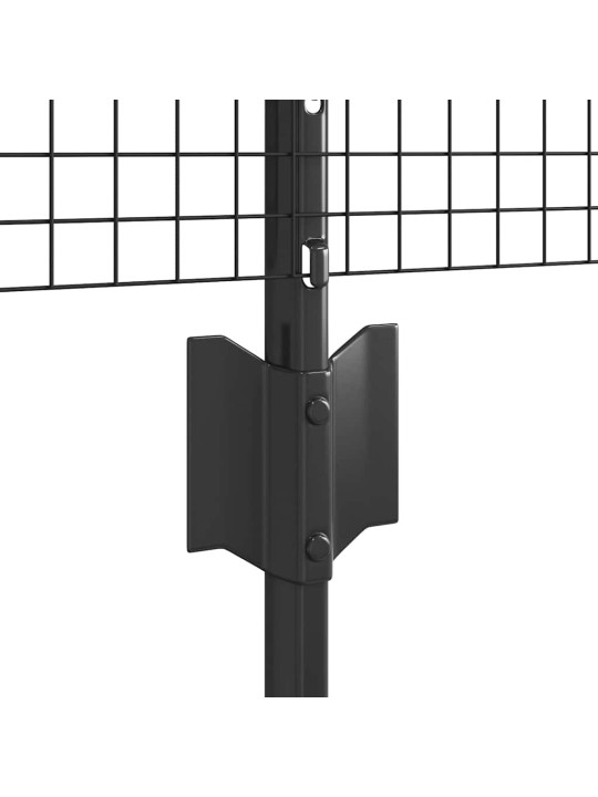 Žogs ar stabiem. pelēka 0.4 x 25 m tērauds