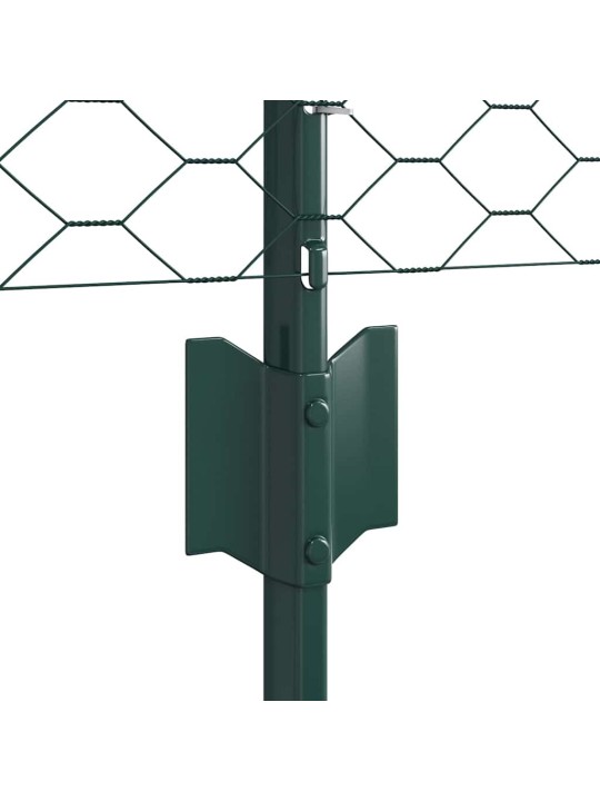 Žogs ar stabiem. zaļa 0.4 x 25 m tērauds