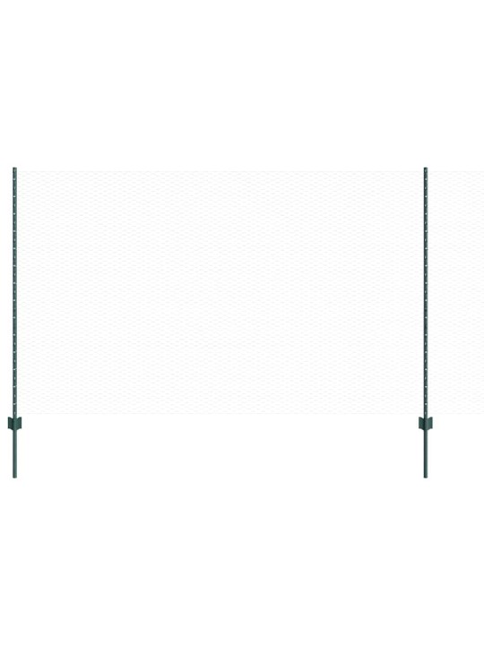 Žogs ar stabiem. zaļa 1.4 x 25 m tērauds