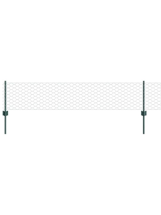 Žogs ar stabiem. zaļa 0.4 x 50 m tērauds