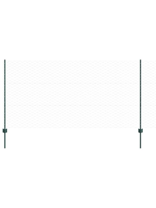 Žogs ar stabiem. zaļa 1.2 x 50 m tērauds